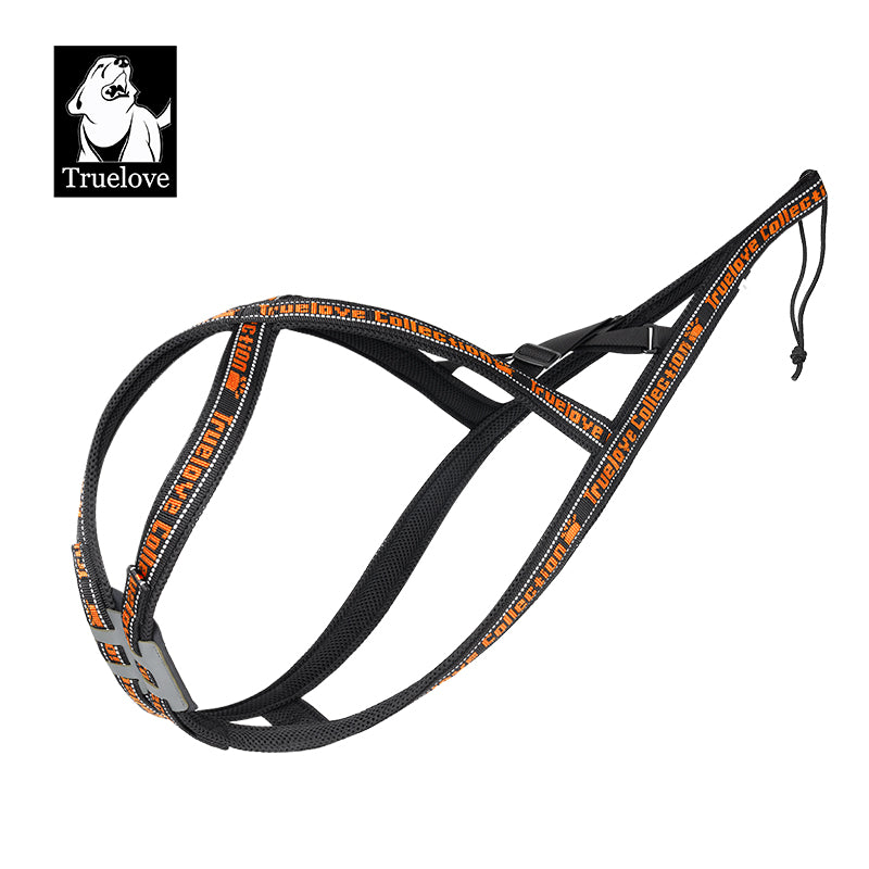 Tažný Postroj Truelove - černý/oranžový