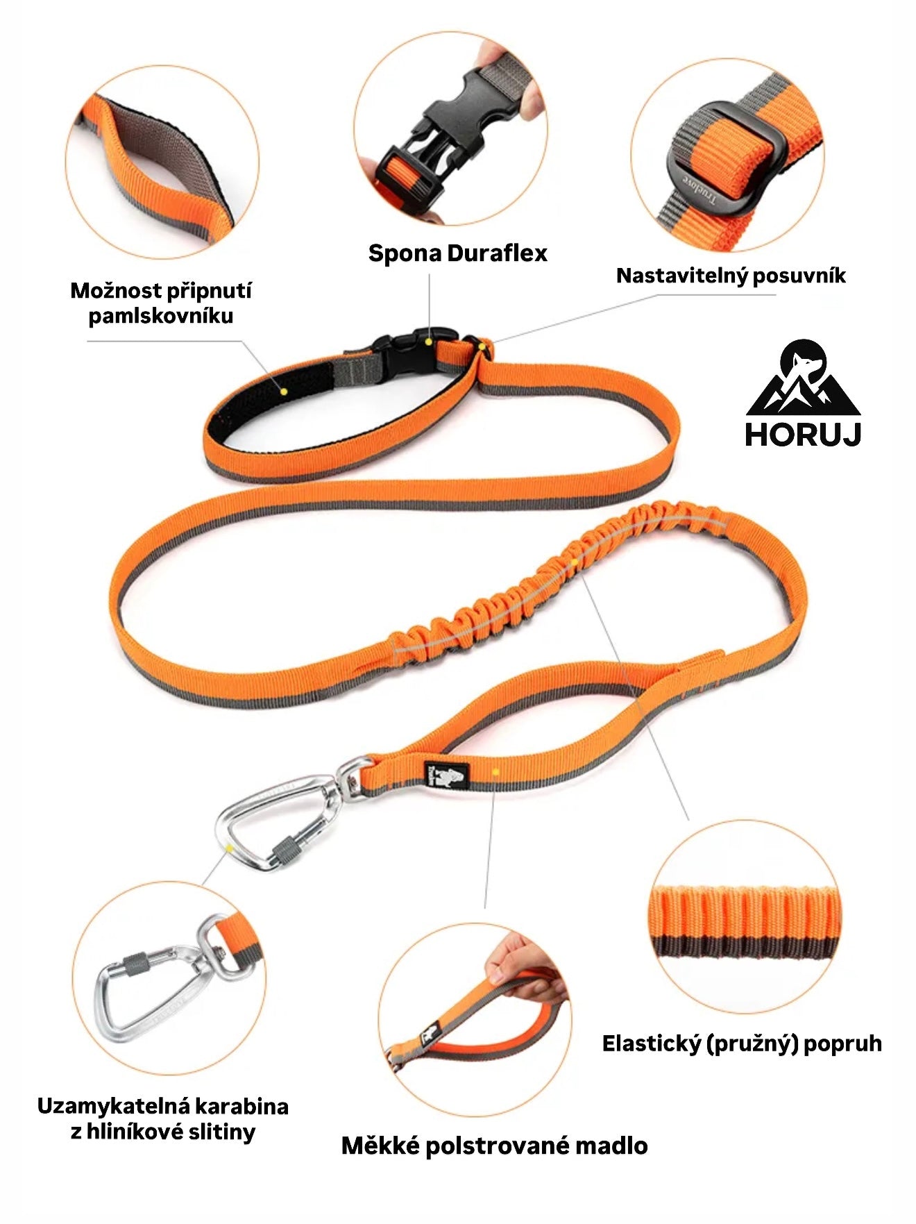 Bungee Vodítko Truelove - žluté
